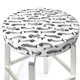 thumbnail image 3 of Balery Fish Bones Fundas de asiento para taburete de bar redondo de tela de terciopelo ajustables que protegen de arañazos y manchas para sillas de 14 a 17 pulgadas.-13 inch, 3 of 7