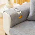 thumbnail image 1 of 1pc Sherpa Sofa Slipcover, Dog Friendly Sofa Couch Cover, Plush Seat Cushion Protector, Fuzzy Non Slip Sofa Slipcover, Furniture Protector For Bedroom Office Living Room Home Decor, 1 of 5