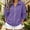 Purple, variant on PRINxy Women's Soft Waffle Knit Long Sleeve Notch Lapel Full Zip Jacket Coat with Large Pockets for Fall Winter Casual Green XXL