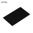 thumbnail image 3 of Uxcell 0.21mm Metal Business Cards Blank Name Card Laser Engraving Aluminum, Black 20 Pack, 3 of 6