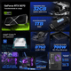 thumbnail image 3 of PC Gamer Xtreme PC Gaming NVIDIA GeForce RTX 5070 Intel Core i9 14900KF 32GB SSD 1TB Sistema Liquido WIFI Black para gaming competitivo y streaming, 3 of 6