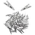 thumbnail image 4 of 100 Piezas Pinzas de de Metal DIY Clip Hecho a Mano Cable Clip de Clip de Prueba Reutilizable Duradero Abrazaderas de, 4 of 7