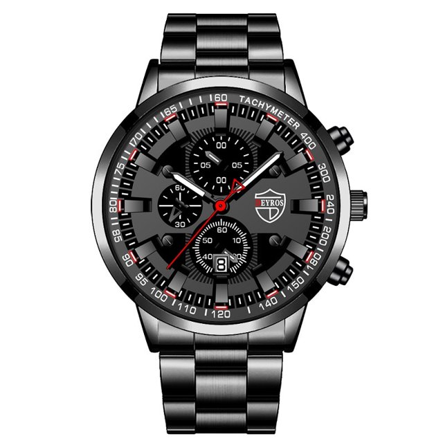 Fashion Mens Sports Watches Men Business Stainless Steel Quartz Wrist Watch Luxury Man Casual Luminous Clock relogio masculino Gong Bohan LED