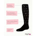 thumbnail image 3 of MeMoi  Sweetheart Studded Knee-High Socks - Girls - Female, 8, Black, 3 of 7