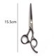 thumbnail image 2 of Tijeras para adelgazar el cabello, tijeras para cortar dientes, peluquero profesional, texturizado, 5,5 pulgadas, 2 of 5