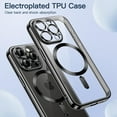 thumbnail image 3 of JETech Electroplated Case for iPhone 15 Pro 6.1-Inch, Camera Lens Full Protection, Compatible with MagSafe Wireless Charging, Shockproof Soft TPU Phone Cover (Black), 3 of 7