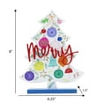 thumbnail image 2 of Décoration d'arbre de table en MDF blanc, 2 of 4