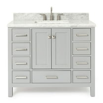 Ariel A043s-Cwr-Vo Cambridge 42" Free Standing Single Basin Vanity Set - Grey