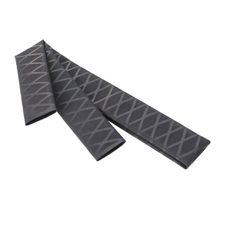 15MM Protective PE Heat-Shrink Tube Non-slip Fishing Rod Handle Sleeve Anti-electricity Absorbent Sleeve Cover Tackle Accessories(Black)