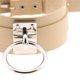 thumbnail image 2 of Minnieouse Moda Punk gótico ancho PU cuero O anillo Collar gargantilla collar mujer joyería Ropa, zapatos y accesorios Miscelánea Anillo de plata y tez, 2 of 6
