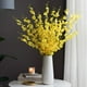 thumbnail image 4 of 12 Uds. De orquídeas artificiales, flores de seda falsas, orquídeas bailarinas, flores de tallo largo de imitación a granel (amarillo) ER, 4 of 5