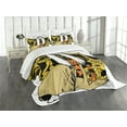 thumbnail image 3 of Ambesonne Kabuki Quilted Bedspread Set 3 Pcs, Character Actor Art, King Size, Multicolor, 3 of 5