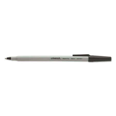 UPC 087547156131 product image for Universal Economy Ballpoint Stick Oil-Based Pen  Black Ink  Medium  60/Pack -UNV | upcitemdb.com