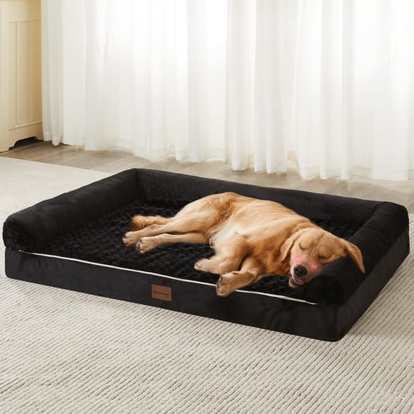 Cama ortopédica impermeable para perro BFPETHOME 107 x 76 x 18 cm
