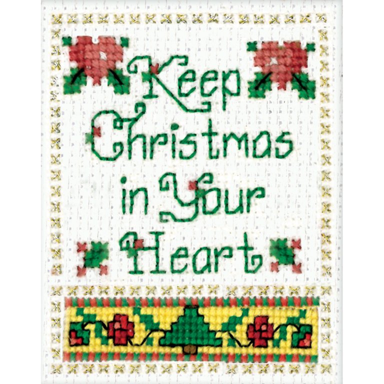 Design Works Crafts Counted Cross Stitch Ornament Kit, Gingerbread