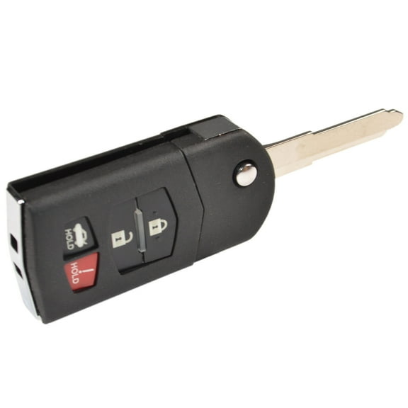 HQRP Remote Flip Folding Key Fob Shell Case Keyless Entry w/4 Buttons for Mazda MX-5 Miata 2006 2007 2008 2009 2010 2011 2012 2013