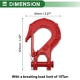 thumbnail image 3 of Ganchos para Cubos de Tractor Unique Bargains 3/8" Accesorios Frontales para Tractores Gancho de Agarre de Cubo Metal Rojo 3.27"x4.92" 15 Ton, 3 of 6