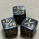 thumbnail image 2 of 24pcs Dice Counting Tokens Acrylic Dice Squares Positive Negative Dice Card Game Accessories Children Learning Toy Black, 2 of 5