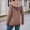 thumbnail image 4 of EDFBUYKRS Long Sleeve Shirts for Women Fall V Neck Knit Blouses Dressy Casual Tunic Tops Ladies Work Clothes L, 4 of 5
