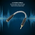 thumbnail image 3 of 3.5mm To 2.5mm Sound Cable, Female To Male Plug And Play High Resolution Headphone Adapter Cord Single  Copper  For Mobile Phones For Tablets, 3 of 7