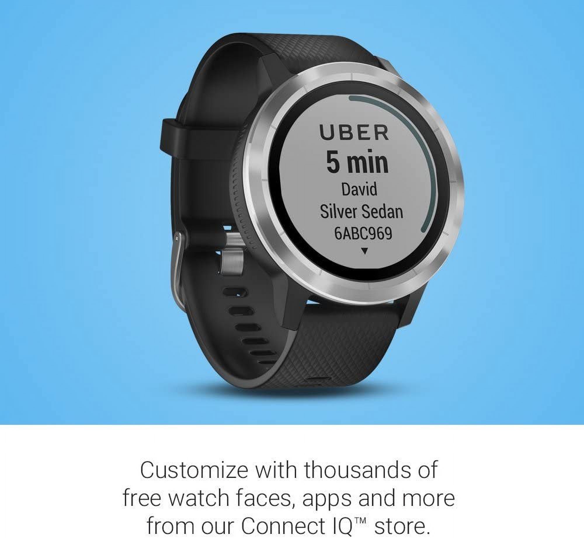 Garmin Vívoactive 3 Smartwatch Activity Fitness Tracker Watch, Black w/ Silver - image 4 of 13