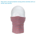 thumbnail image 3 of Uxcell Winter Neck Warmer, Men Knitted Neck Gaiter, Orange Blue, 3 of 6
