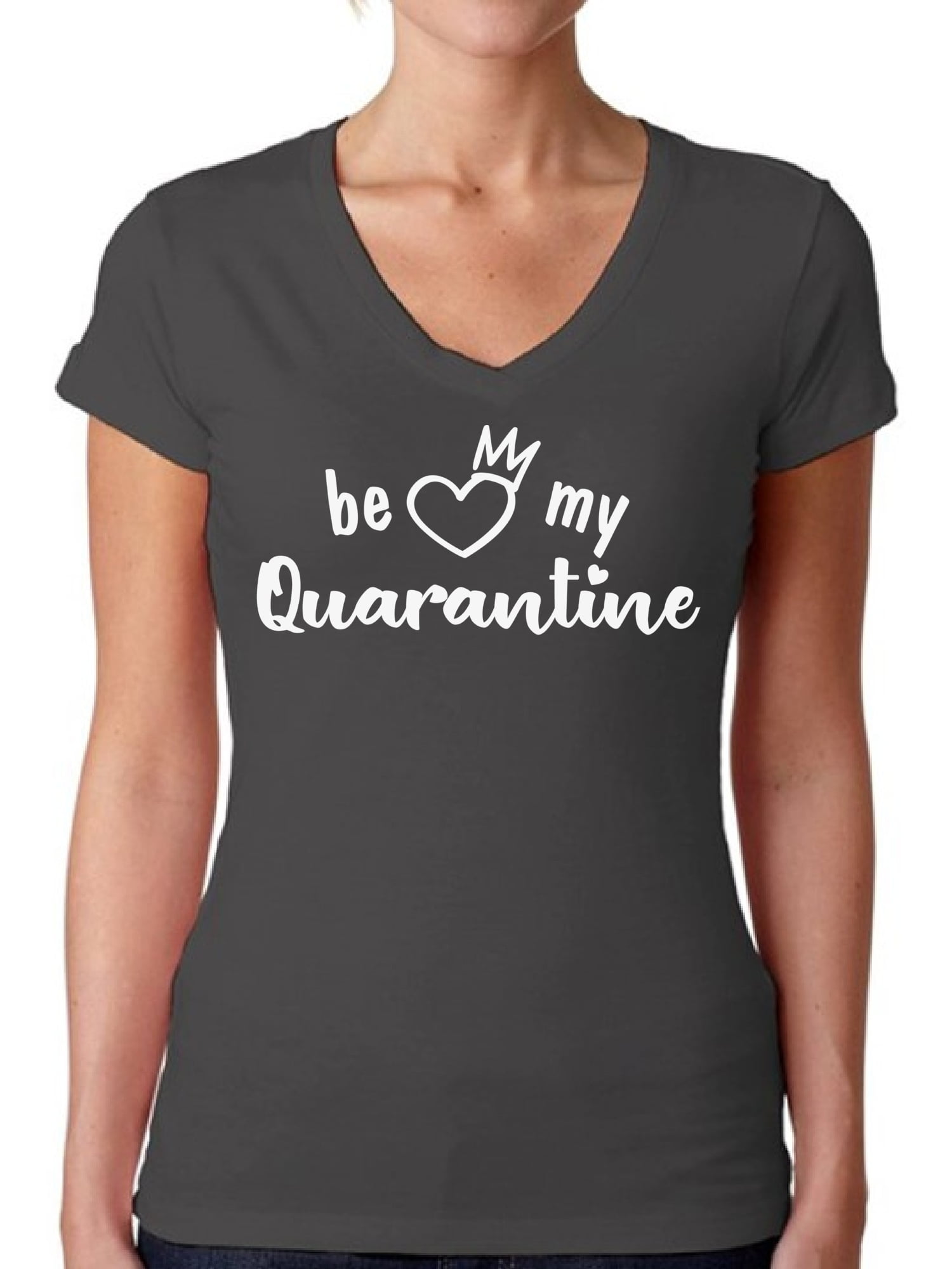 Be My Valentine Ladies V Neck T-Shirt 