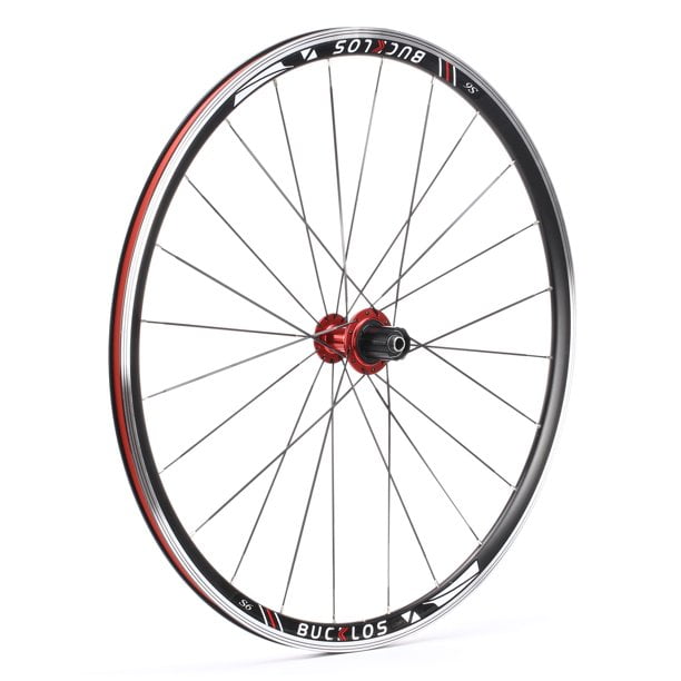 BUCKLOS Road Bike Rear Wheel 700c, Aluminum Alloy QR Wheels V Brake