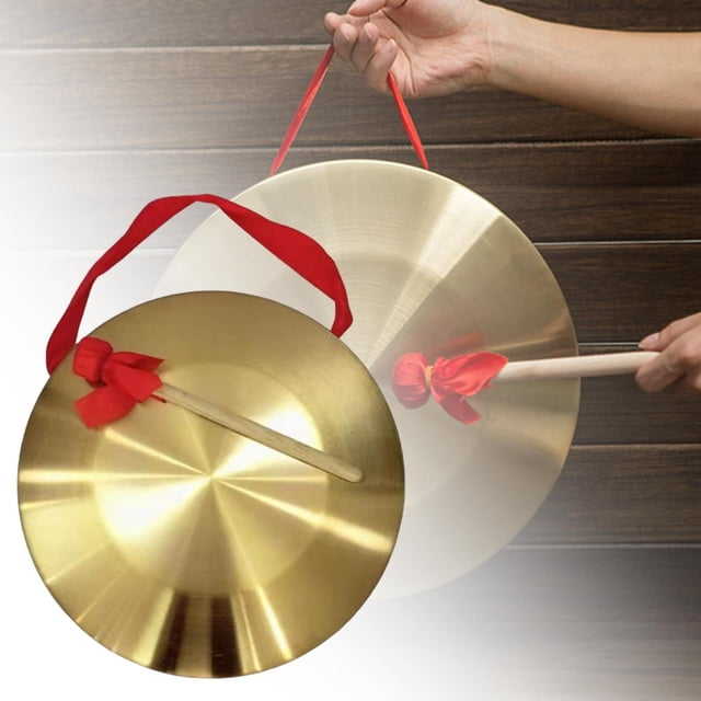 Instrumento de Gong Perfecl de Latón con Mazo 22cm