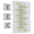 thumbnail image 4 of Herramientas para máquinas de coser domésticas, prensatelas de agujas gemelas, prensatelas de agujas gemelas, durabilidad mejorada, 4 of 12