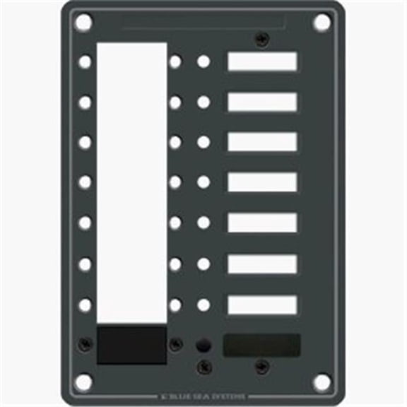Blue Sea 8 Position DC C-Series Panel - Blank