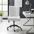 thumbnail image 2 of Empower Channel Tufted Performance Velvet Office Chair Gold Teal, 2 of 10