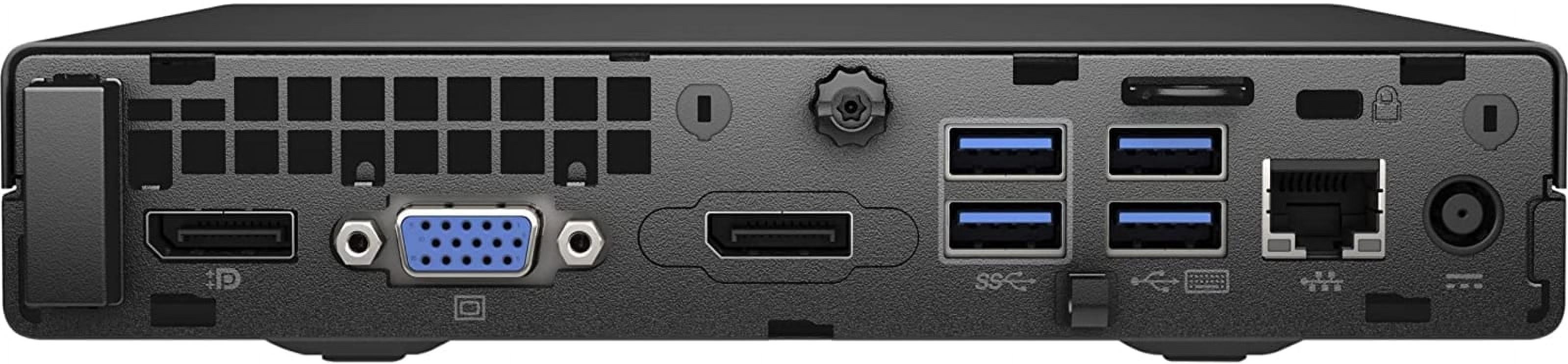 Restored HP EliteDesk 800 G2 Mini Desktop | Core i5 - 6500T - 512GB SSD Hard Drive - 16GB RAM | 4 cores @ 3.1 GHz Win 10 Home Black (Refurbished)