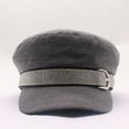 thumbnail image 3 of CoCopeaunts Newsboy Hats for Women Cotton Hat British Style Warm Retro Newsboy Caps Military Octagonal Cap Female Visor Caps, 3 of 7
