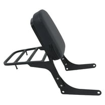 Genrics Passenger Backrest Sissy Bar with Luggage Rack Replacement for Honda CMX250 CMX250CD CMX250CL Rebel 250 1985-2015 Black