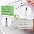 thumbnail image 3 of HUGFEGWE 50 Pcs Colorful Magnetic Dry Erase Markers with Eraser Cap, White Board Mini Dry erase Markers Bulk, Fine Point Tip Student White Board Markers for Teachers Office School AZ824-2502, 3 of 7