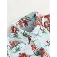 thumbnail image 5 of LMLYSoH Toddler Baby Boys Western Shirts, Summer Short Sleeve Cartoon Print Button Down Shirts, 5 of 9