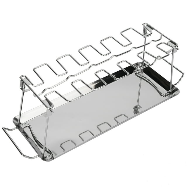 Soporte Vertical para asador con utensilios para hornear, rejilla para patas de pollo, parrilla para patas de pollo, accesorios para barbacoa creados magistralmente