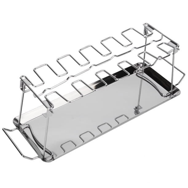 Soporte Vertical para asador con utensilios para hornear, rejilla para patas de pollo, parrilla para patas de pollo, accesorios para barbacoa creados magistralmente