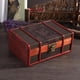 thumbnail image 4 of Caja de madera para joyería Ecomeon tipo cofre del tesoro para Cartas de tarot, 4 of 5