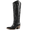 Black, variant on Cowboy Boots for Women Cowgirl Studded Knee High Pointed Toe with Chunky Heel Western Embroidered for Daily Outfits Party Country Concert Wedding Dancing