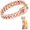 Rose Gold, 10 inch, variant on Diamond Cat Chain Collar, Metal Cuban Link Dog Collar with Secure Buckle Cat Pet Necklace Chain Pet Collar Jewelry Accessories for Small Medium Dogs Cats Puppy Kittens (Gold, 10 inch)