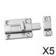 thumbnail image 1 of Pestillo deslizante,Pestillo deslizante Pestillo deslizante Cerradura deslizante,Cerradura de pestillo deslizante de seguridad para puerta de oficina,Con tornillos para montaje en, 1 of 10