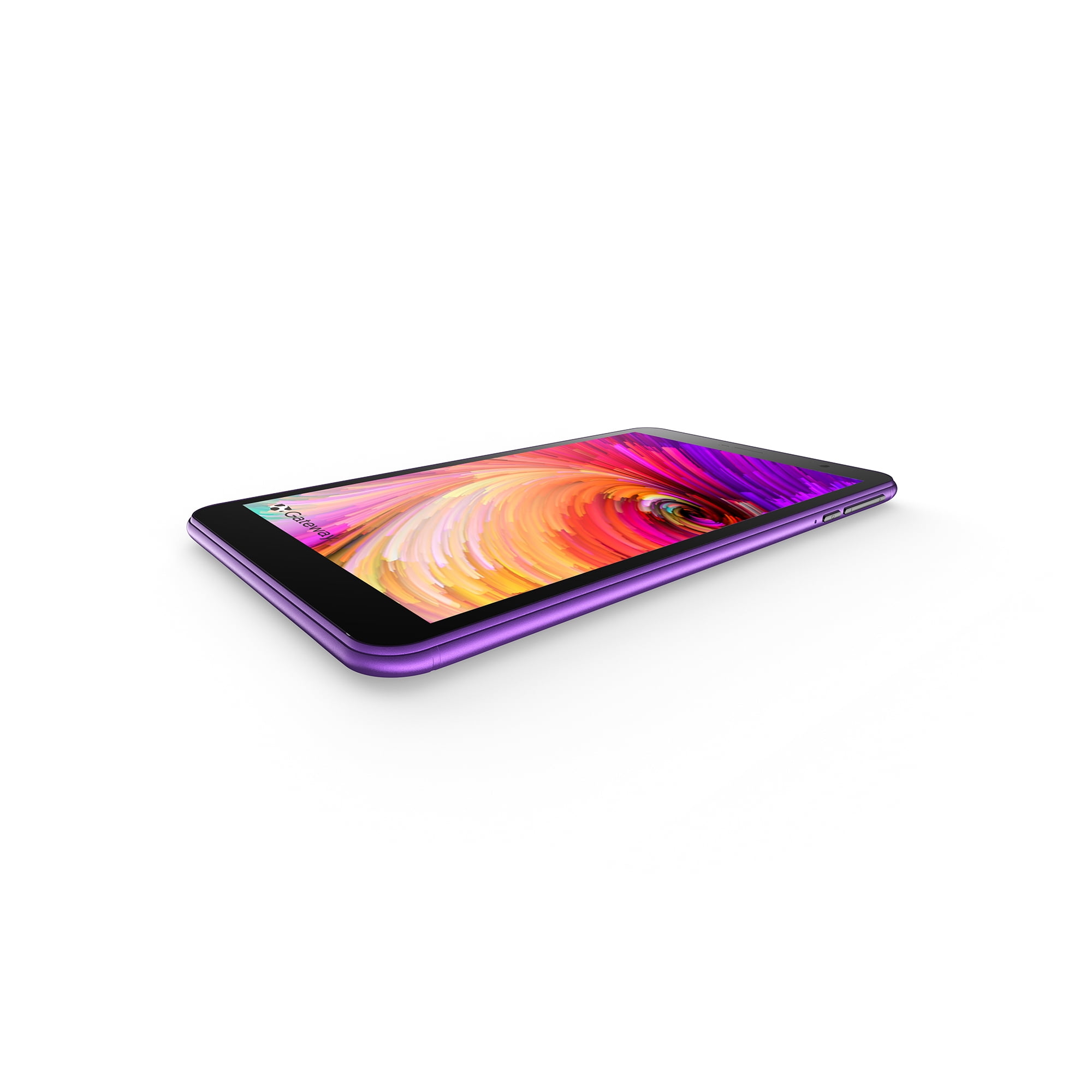 Gateway 8” Tablet, Quad Core, 32GB Storage, 2GB Memory, 0.3MP Front Camera, 2MP Rear Camera, USB-C, Sound ID, Android 10 Go Edition, Purple