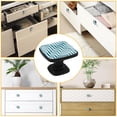 thumbnail image 5 of 4 Pcs Cabinet Handle Drawer Pulls Blue Trippy Knobs with Screws Square Furniture Office Cabinet Knob Decoration, 5 of 5
