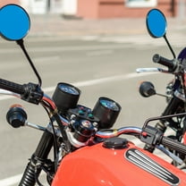 UPOUART Motorcycle Tank Protector Black Plastic Dash Panel Console Insert 1Set 8.3X2.2X0.2In