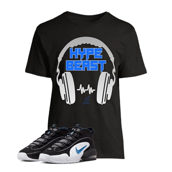 Shirt To Match Penny 1 Orlando Sneakers Hype Beast Tee (M, Black)