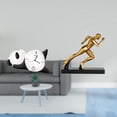 thumbnail image 2 of Reloj de pared con forma de panda, escultura de arte abstracto moderna y bonita, práctico y resistente, decoración para el hogar, para la entrada de l, 2 of 8