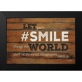 thumbnail image 2 of Rae, Marla 14x11 Black Modern Framed Museum Art Print Titled - SMILE - Change the World, 2 of 5