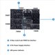 thumbnail image 5 of 4X Adaptador Ventilador 3 Pines y , PWM, Chasis PC, Ventilador RefrigeracióN, Controlador Cubo, Divisor 8 VíAs, Controlador Velocidad 12V con Puerto AlimentacióN 6 Pines, 5 of 5